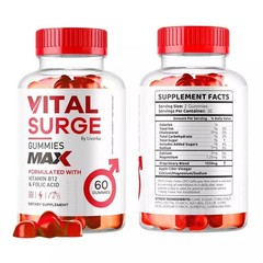 1~5X Vital Surge Gummies for Men, Male Vital Grow XL Testo Gummies 60ct US STOCK