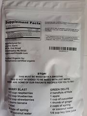 ORGANIC EARTH – Body Food – Alkaline smoothie Mix – 8 oz – 70 Servs – Exp 4/2026