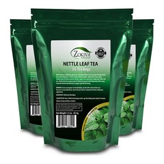 Nettle Leaf Tea Bags – 3-Pack (90) Premium Quality, Caffeine-free Herbal Tea