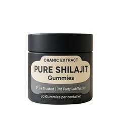 Organic Extract Shilajit Gummies 9000mg Fulvic Acid Minerals 30ct Vegan