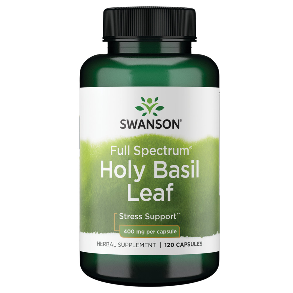 Swanson Holy Basil Leaf (Tulsi) – Stress Support and Emotional Well-Being Sup…