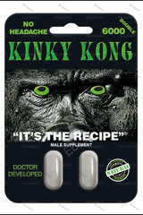(2 pills + $10 BONUS!) Kinky Kong Male performance herbal enhancement natural