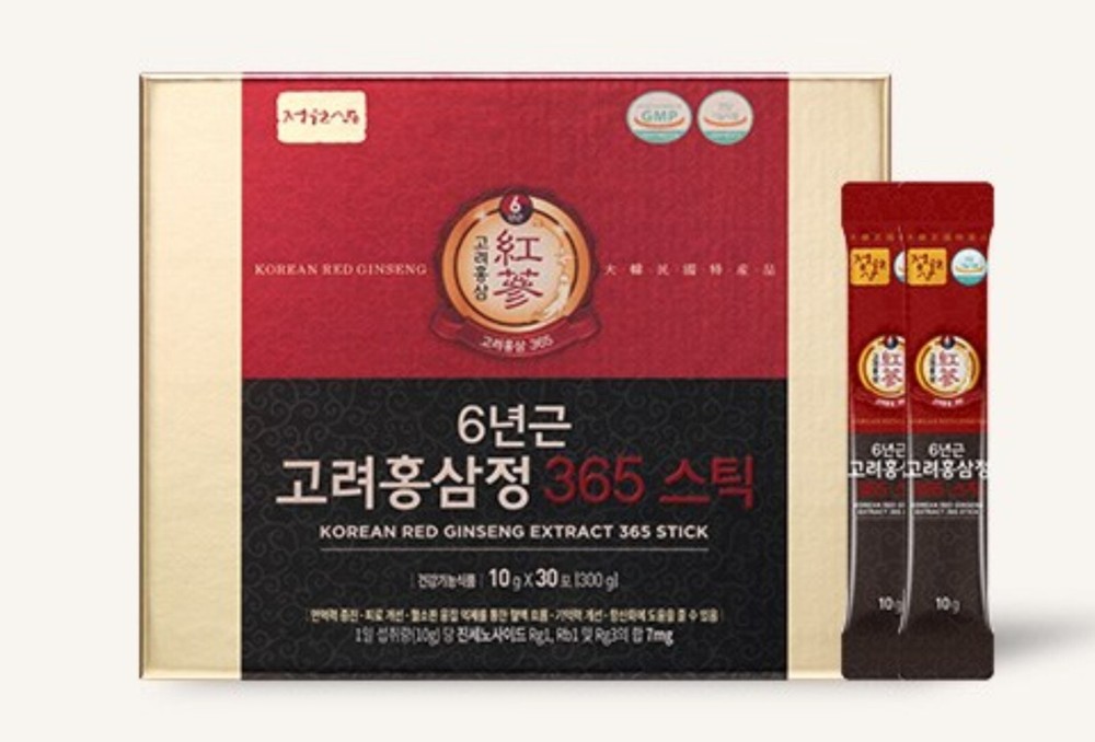Jungwonsam 6 Years Korean Red Ginseng Extract 365 Stick 10g x 30ea K-Food Kpop