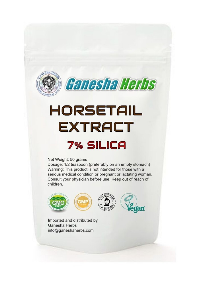 HORSETAIL EXTRACT POWDER 7% SILICA Equisetum Arvense HAIR – SKIN – BONES