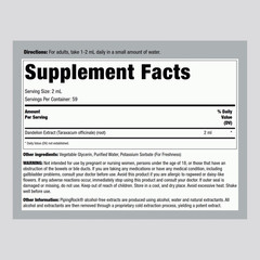Dandelion Root Extract | 4 fl oz | Liquid Drops | Alcohol Free | by Piping Rock