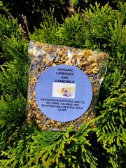 Lavender and Chamomile Tea Organic Loose Leaf Herbal Blend 1 oz. (28g)