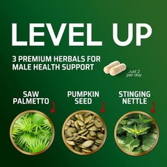 Saw Palmetto for Men 1000MG – Stinging Nettle and Pumpkin Seed Extract Prostate