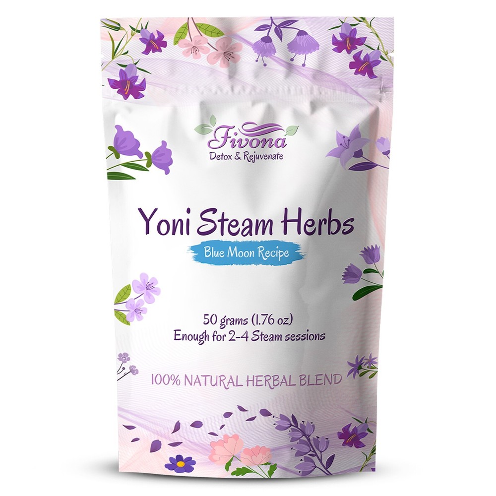 Yoni Steam Herbs Detox and Rejuvenate with Fivona Blue Moon Recipe Herbal Blend