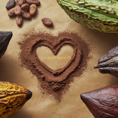 Cocoa Powder Raw (100% Pure) Herbalist Grade Healthy Heart USA