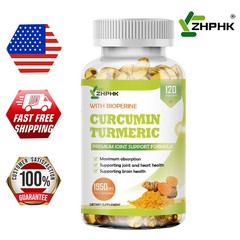 Turmeric Curcumin Highest Potency 95% 1950mg with BioPerine Black Pepper Extract
