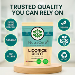 Licorice Root Capsules 8000mg-(10% Glycyrrhizic Acid )Vegan & Digestion Support