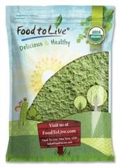 Organic Wheatgrass Powder — Non-GMO, Whole-Leaf, Raw, Non-Irradiated, Pure, Bulk