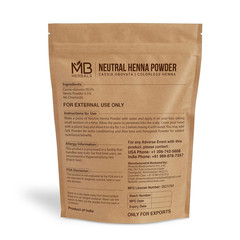Neutral / Colorless Henna Powder – 8 Oz (½ Lb / 227G) | Senna Powder | Cassia Ob