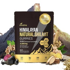 Shilajit for Men & Women Gummies | 4000mg High Potency 10-in-1 Formula with P…