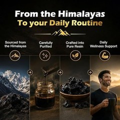 Shilajit Resin Himalayan 100% Pure 20gm, Highest Potency Fulvic Acid Lab Tested