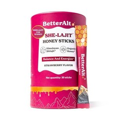 Pure Himalayan SHE-LAJIT Honey Sticks for Women, Energy Boost, Digestive Health