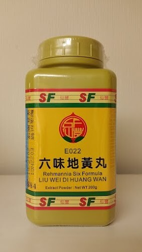 Liu Wei Di Huang Wan (Rehmannia Six Formula / Six Flavor Rehmannia Pill)