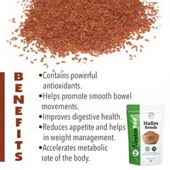 NeutraVed Halim Seeds: 350g Aliv Superfood for Hair Growth & Immunity Booster