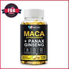 120 Pills Organic Black Red Yellow MACA ROOT Capsules For Men & Women 10000mg