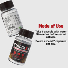 Harder, Longer, Stronger – CIALIXXX Black Pills for Men – Fast Action -Free Ship