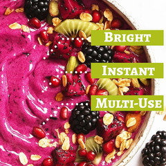 12Oz Freeze Dried Dragon Fruit Powder, Red Pitaya Powder for Drinks, Smoothies,