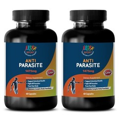 NATURAL COLON CLEANSER HERBAL – ANTI-PARASITE 1475mg – 2 Bottles 120 Capsules