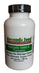 120 Raw Avocado Seed + Turmeric Capsules – Digestion,Inflammation,Fiber+ More!