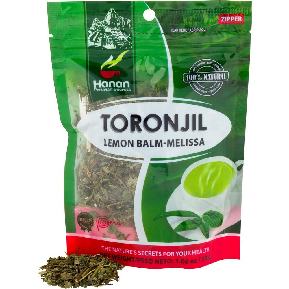 Lemon Balm Loose Herbs (Toronjil) 1.1oz (30g) – Relaxing Melissa Herbal Tea