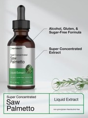 Saw Palmetto Liquid Extract | 2 fl oz | Alcohol Free | Vegeterian | by Horbaach