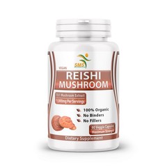 180 ORGANIC REISHI MUSHROOM PURE POTENT 15:1 EXTRACT LINGZHI GANODERMA CAPSULES
