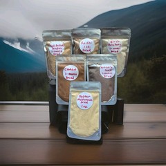 Mushroom Powders – Chaga, Reishi, Oyster, Birch, Artist’s Conk, Red-Belted 6 oz
