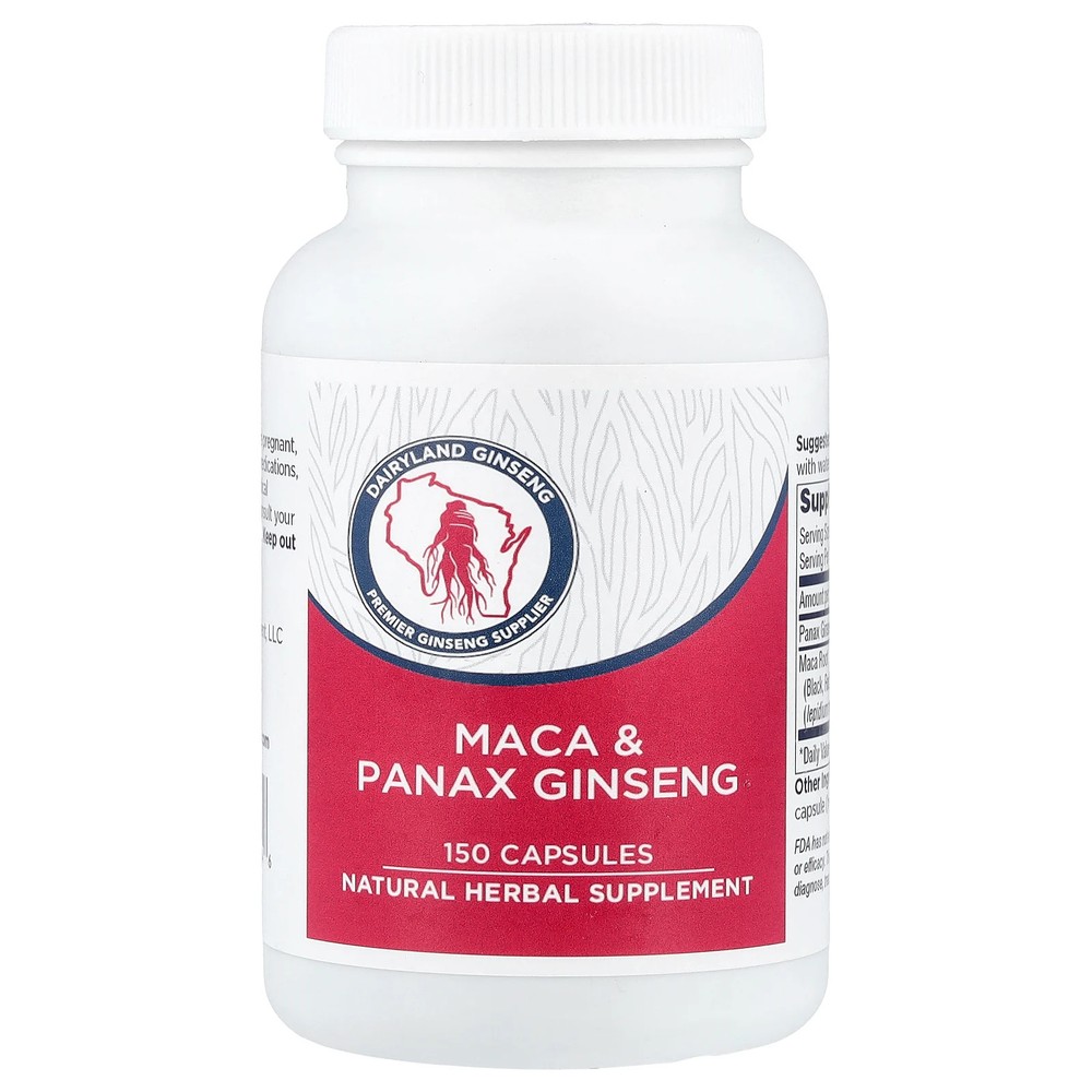 Maca & Panax Ginseng, 150 Capsules