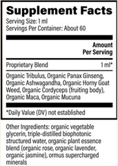 Global Healing Organic Raw Herbal Extract Men’s Hormone Support, 2 fl. oz.