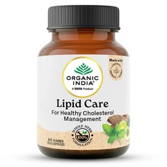 Organic India Lipid Care 60 Veg Capsules Ayurvedic Herbal Wellness 3 Pack