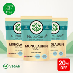 Monolaurin Capsule-700mg-Boost Immune, Skin Care&Anti-inflammation,Vegan-180Caps