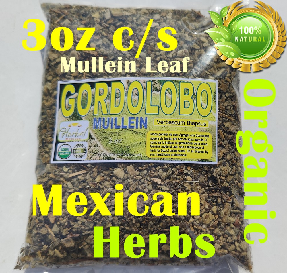 Mullein Leaf Gordolobo verbascum thapsus Common Mullein Infusion Tea