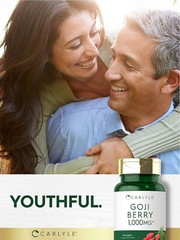 Goji Berry 1000 Mg Super Concentrated Anti Aging Immune Support, 120 Capsules