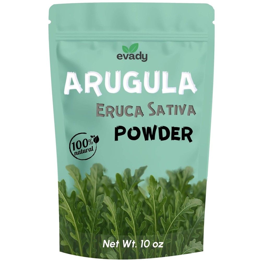 EVADY Arugula Powder 10 oz, Pure Eruca Sativa, Provides 10 Ounce (Pack of 1)