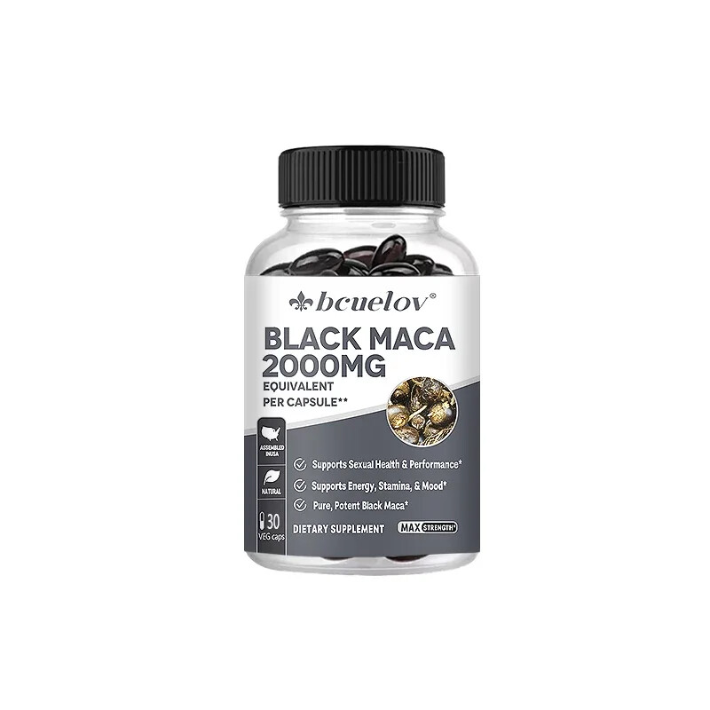 Maca Root 500mg – 30 To 120 Capsules – High Strength Black Maca Extract