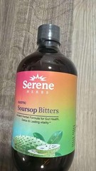 Exotic Soursop Bitters – 100% Natural Organic Herbal Blend – 16 fl oz EXP 5-4-29