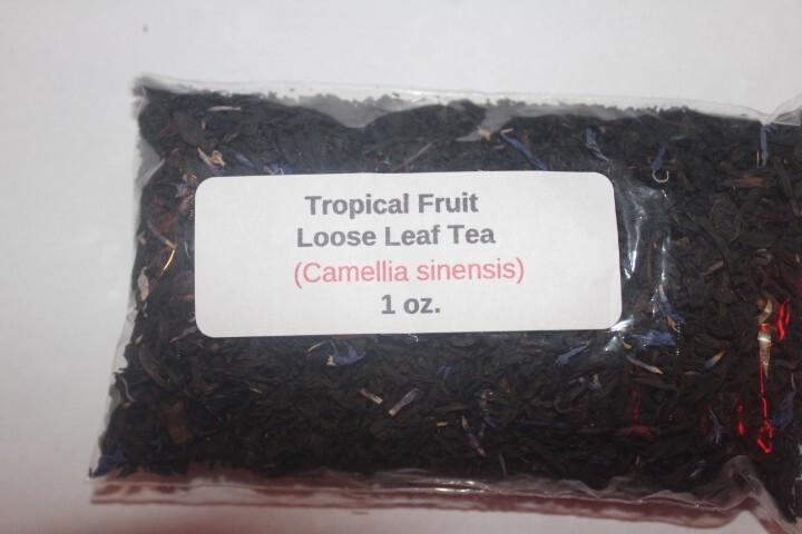 1 oz . Tropical Fruit Loose Leaf Tea (Camellia sinensis)