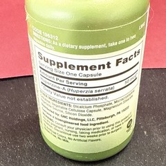 GNC Herbal Plus Huperzine A 50mcg, 50 Capsules, Supports Memory Retention