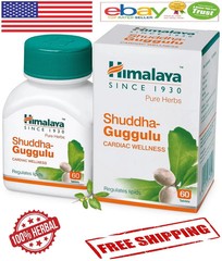 1 X Himalaya Shuddha Guggulu 60 Tablets ( Free Shipping)