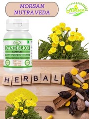 Dandelion (Taraxacum officinale) Capsules Herbal Supplement Pack 120 Veg Capsule