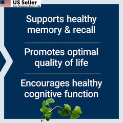 Life Extension Ginkgo Biloba 365 Count (Pack of 1), Light Brown to