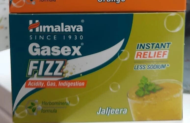 Himalaya Gasex fizz Jaljeera Sachet 5gm x 25 For Relief Acidity Free Ship | 2028