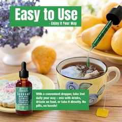 VYXION 10-in-1 Soursop Liquid Drops Seamoss Moringa Immune Gut Support 2oz