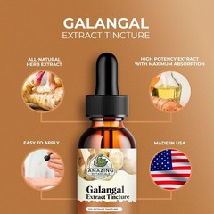 Amazing Botanicals Galangal 10X Extract Tincture 15,000mg Natural Wellness Vegan