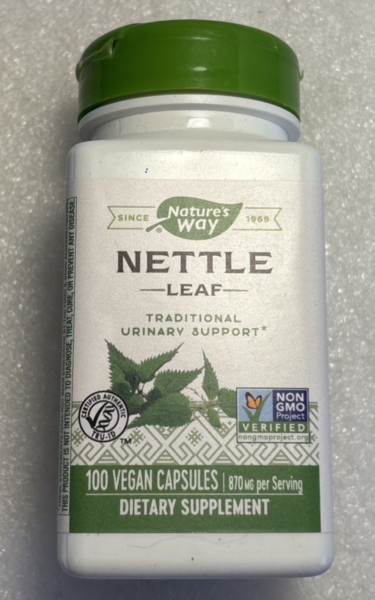 Nature’s Way Stinging Nettle Leaf 870mg 100 Caps 08/26