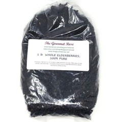 1 LB ORGANIC ELDERBERRIES USDA CERTIFIED Dried Elder Berry Berries Elderberry